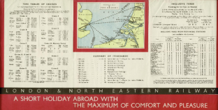 Cruisebrochure LNER 1937 - Week-End Cruises - ©Mike Ashworth Collection