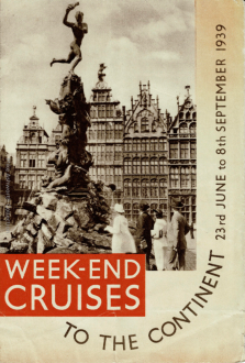 Cruisebrochure Cover LNER 1939 - Week-End Cruises - ©Mike Ashworth Collection