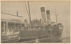 Sleepboot Raymond bij SS Malines ©Delpher - Krant De Grondwet 13-07-1932