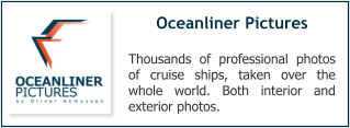 Oceanliner Pictures Thousands of professional photos of cruise ships, taken over the whole world. Both interior and exterior photos.