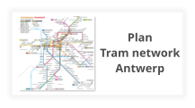 Plan Tram network Antwerp