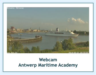 Webcam  Antwerp Maritime Academy