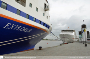 Explorer (links) & Europa 2 (rechts) in Antwerpen - ©Sebastiaan Peeters