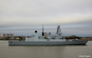 HMS Diamond D34 in Antwerpen - ©Frans Truyens