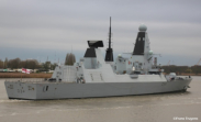 HMS Diamond D34 in Antwerpen - ©Frans Truyens