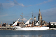 Sea Cloud II in Antwerpen - ©Stadsarchief Antwerpen 2705#342