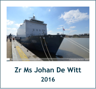 Zr Ms Johan De Witt 2016