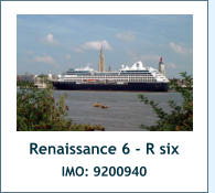 Renaissance 6 - R six IMO: 9200940