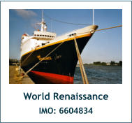 World Renaissance IMO: 6604834