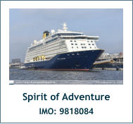 Spirit of Adventure IMO: 9818084