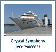 Crystal Symphony IMO: 79066667