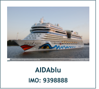 AIDAblu IMO: 9398888