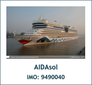 AIDAsol IMO: 9490040