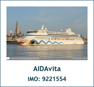 AIDAvita IMO: 9221554