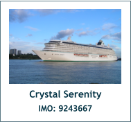 Crystal Serenity IMO: 9243667