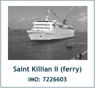 Saint Killian II (ferry) IMO: 7226603