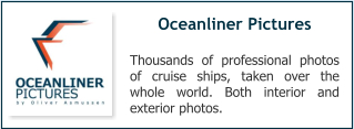 Oceanliner Pictures Thousands of professional photos of cruise ships, taken over the whole world. Both interior and exterior photos.