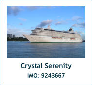 Crystal Serenity IMO: 9243667